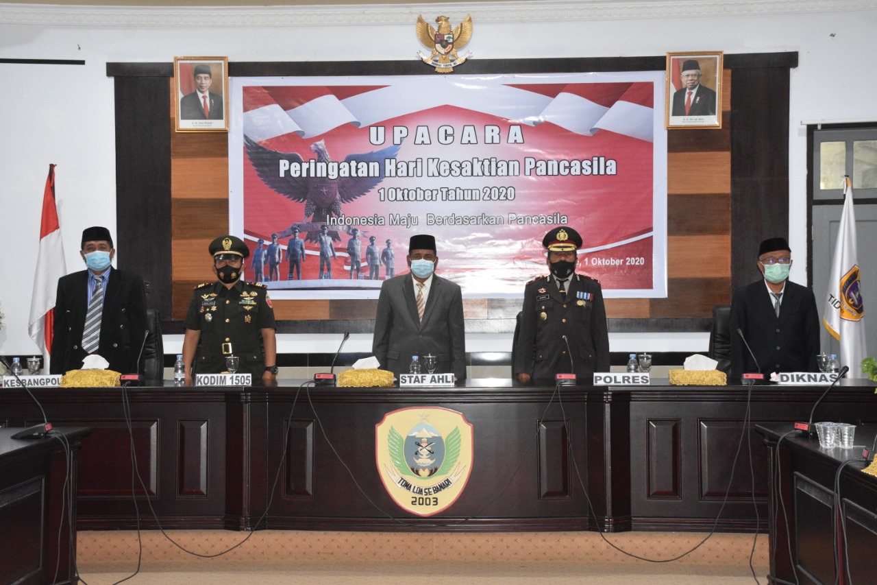 Upacara Virtual Hari Kesaktian Pancasila - Pemerintah Kota Tidore Kepulauan