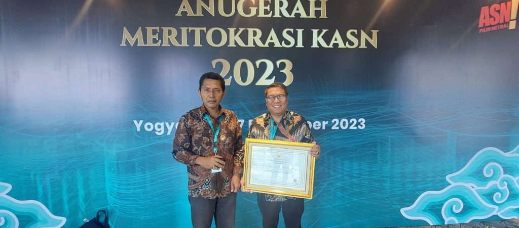 Anugerah Meritokrasi KASN 2023 Kategori Baik Dengan Indeks Sistem Merit ...