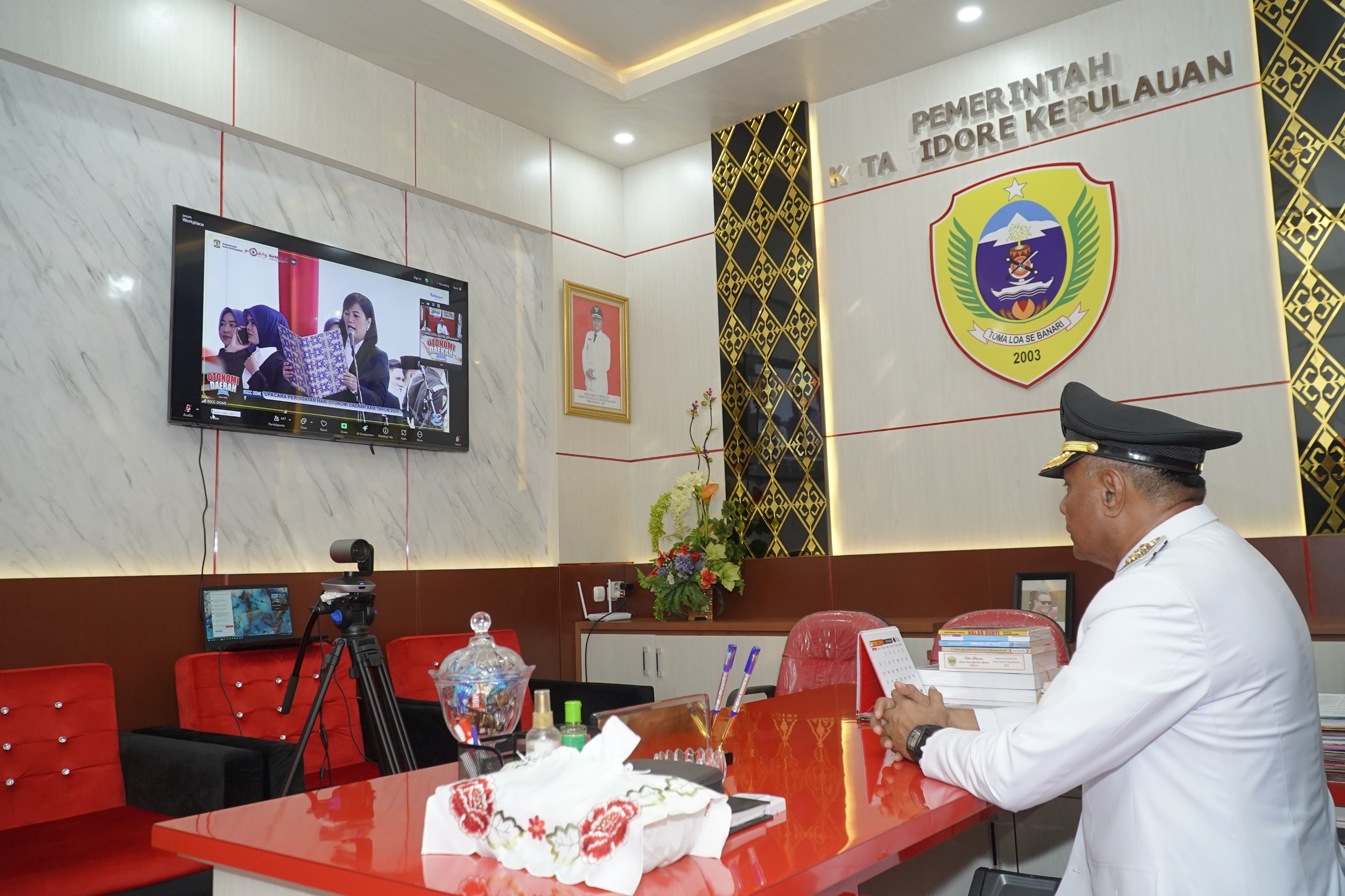 Wali Kota Tidore Kepulauan Ikut Upacara Peringatan Hari Otda ke 29 Tahun 2025
