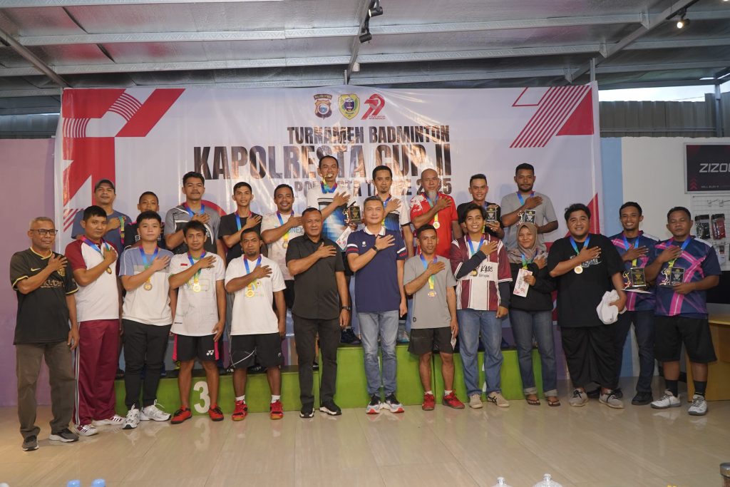 Turnamen Badminton Kapolresta Cup II Tahun 2025