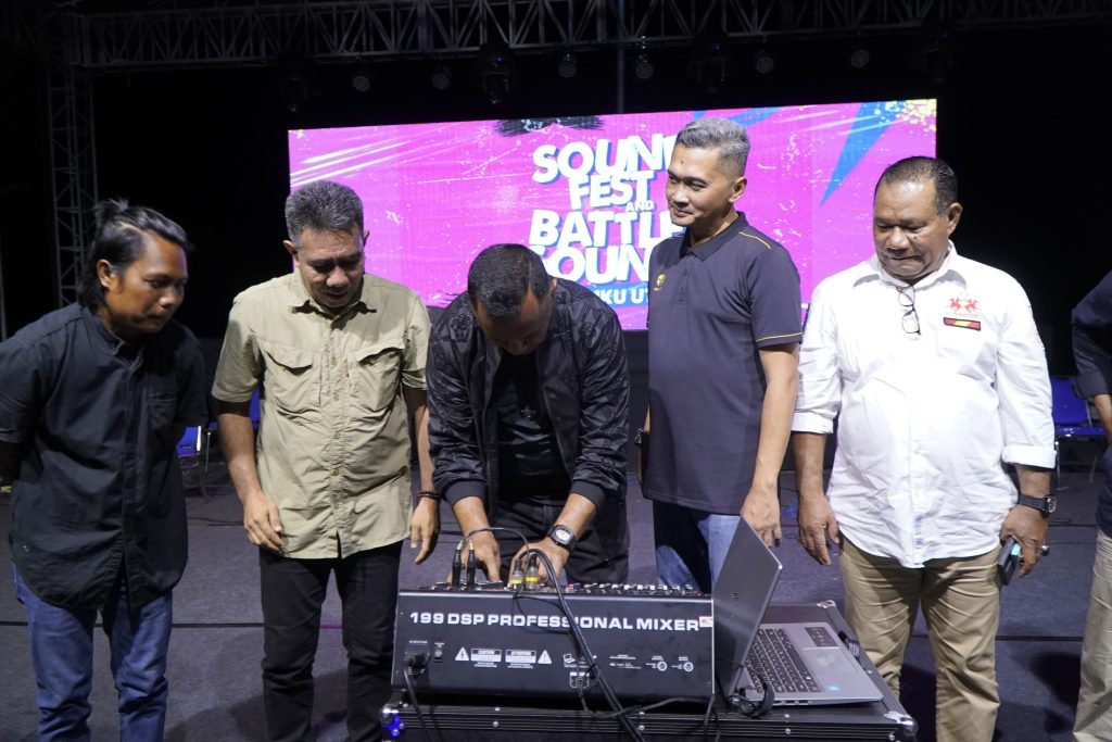 Wali Kota Tidore Resmi Buka Sound Fest dan Battle Sound Malut 2025