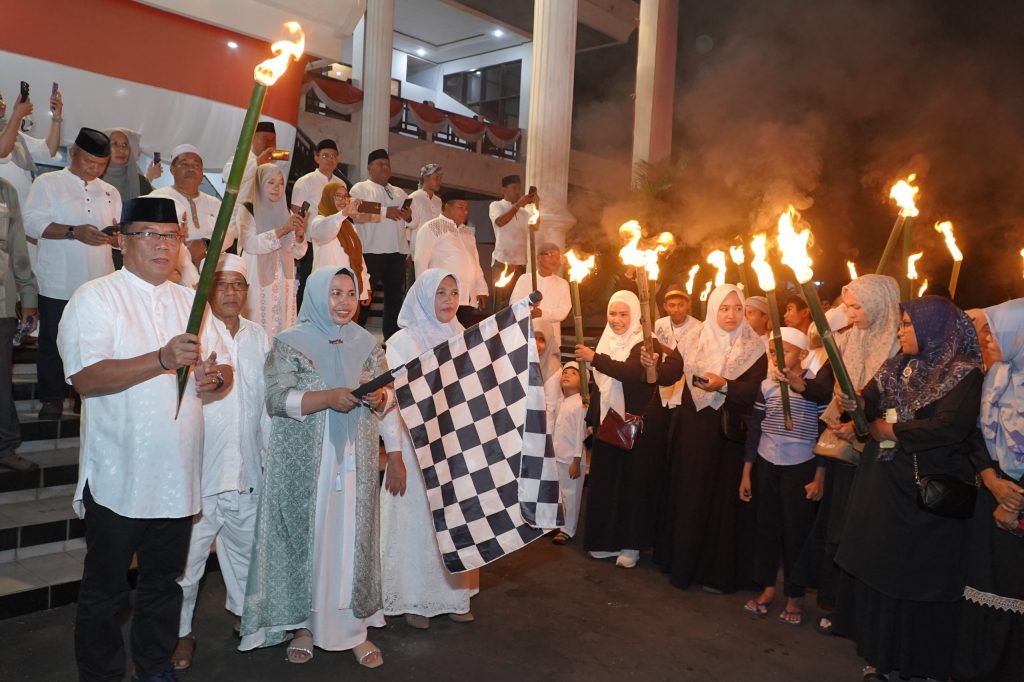Meriahkan Tahun Baru Islam, Pemkot Tidore Gelar Pawai Obor