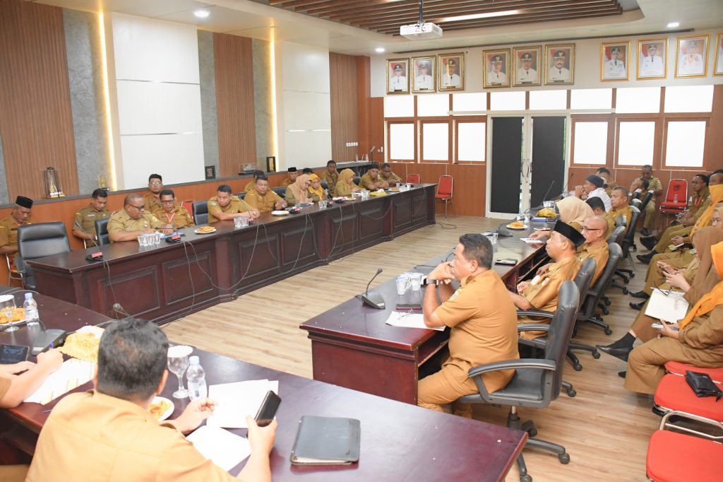 Selaraskan Program Pempus dan Pemda, Wawali Tidore Pimpin Rapat Pembahasan Edaran Mendagri