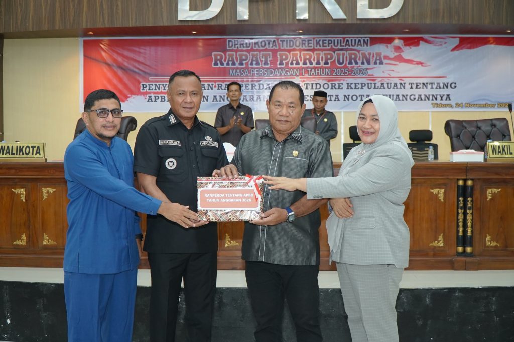 Rapat paripurna ke 5 masa persidangan I Tahun 2025 dengan agenda penyampaian Rancangan Peraturan Daerah tentang APBD Tahun 2025