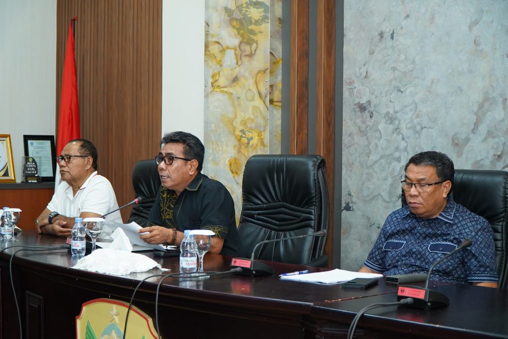 Rakor (Rapat Koordinasi) Penanganan Darurat Bencana Gempa Bumi M 7.6 di Maluku Utara dan Sulawesi Utara