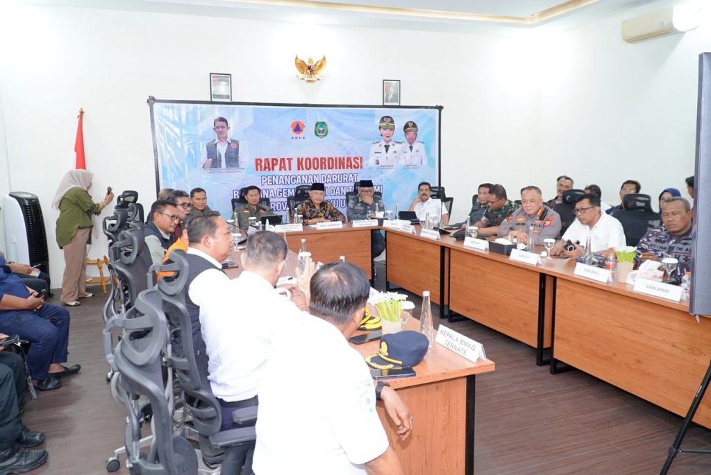 Wawali Tidore Hadiri Rakor Penanganan Pasca Bencana dengan BNPB RI