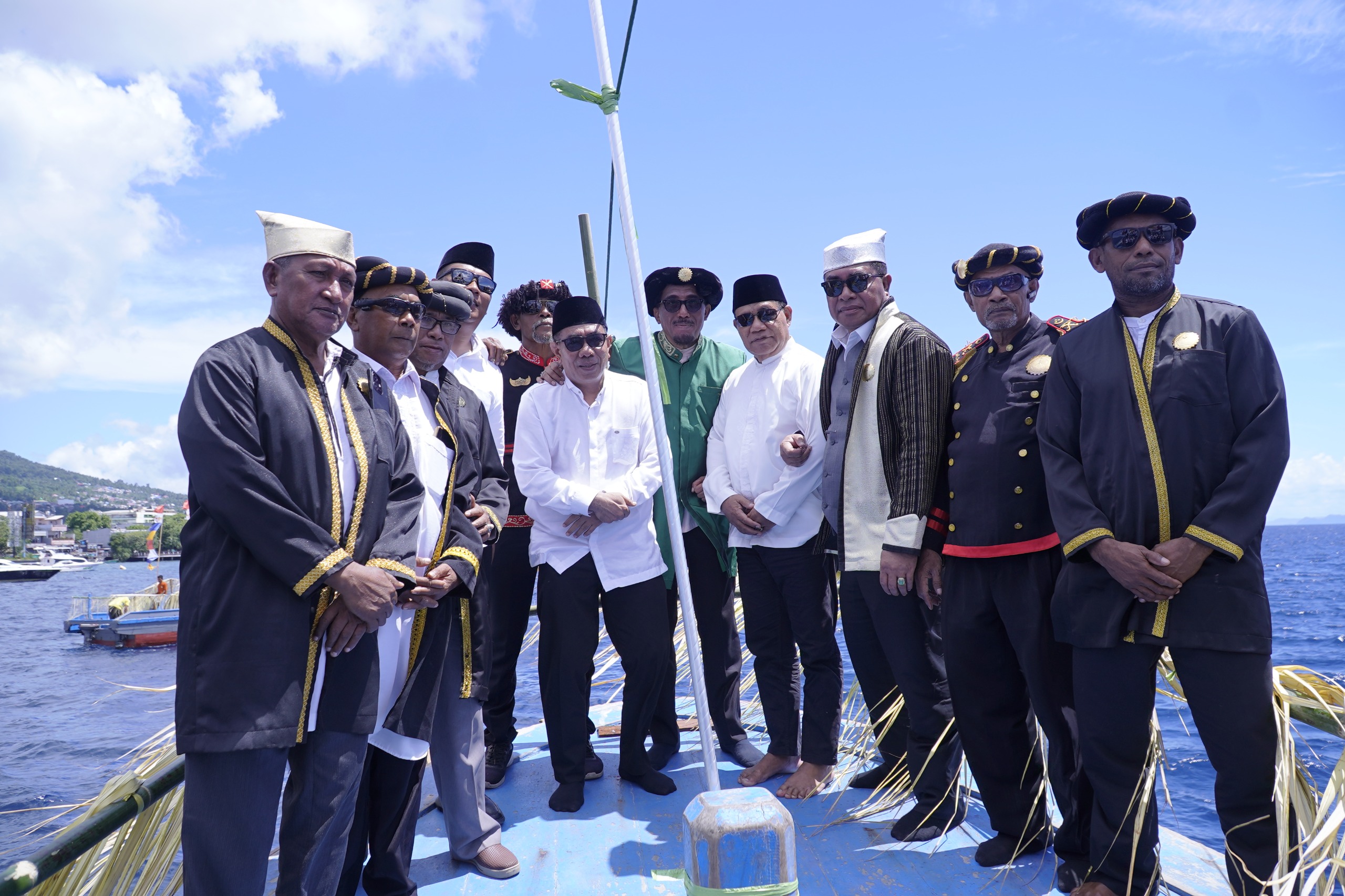 Ritual Lufu Kie sebagai salah satu rangkaian Hari Jadi Tidore (HJT) ke 918 Tahun 2026