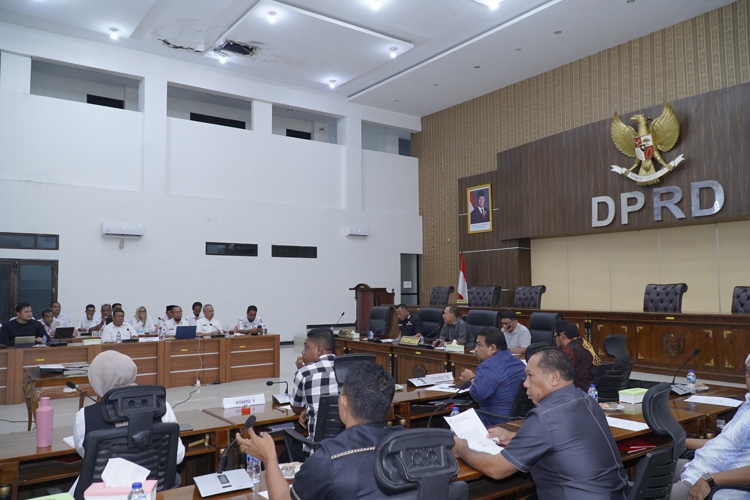 Rapat dengar Pendapat bersama Pimpinan dan Anggota DPRD Kota Tidore Kepulauan