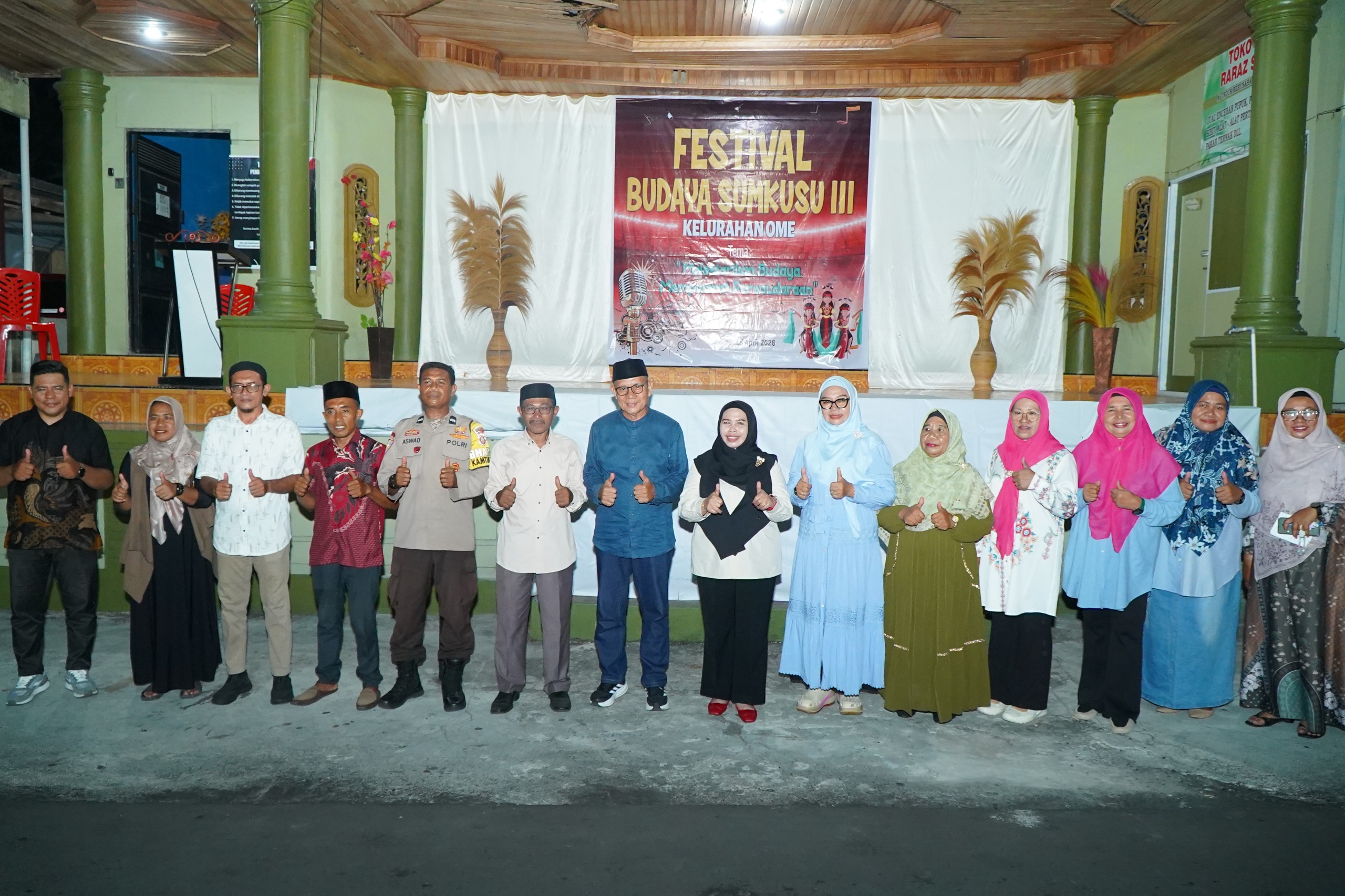 Ketua TP PKK Tidore Buka Festival Budaya Sumkusu III Tahun 2026