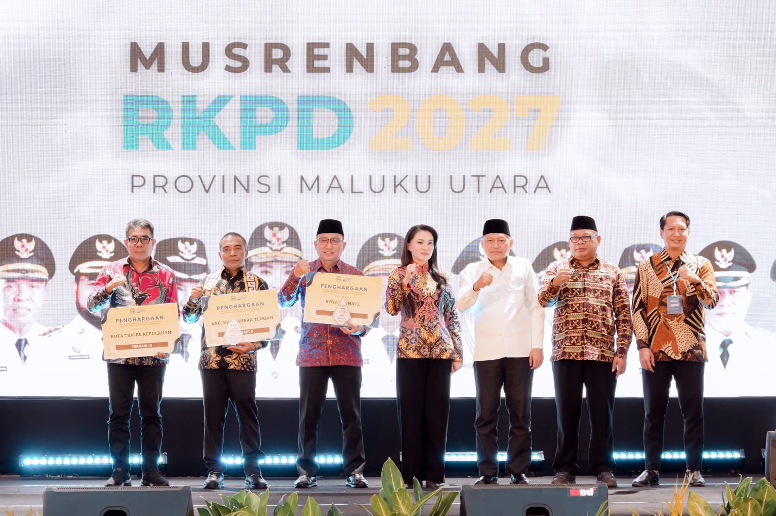 Kota Tidore Kepulauan Raih Penghargaan 8 Aksi Konvergensi Penurunan Stunting Tahun 2025