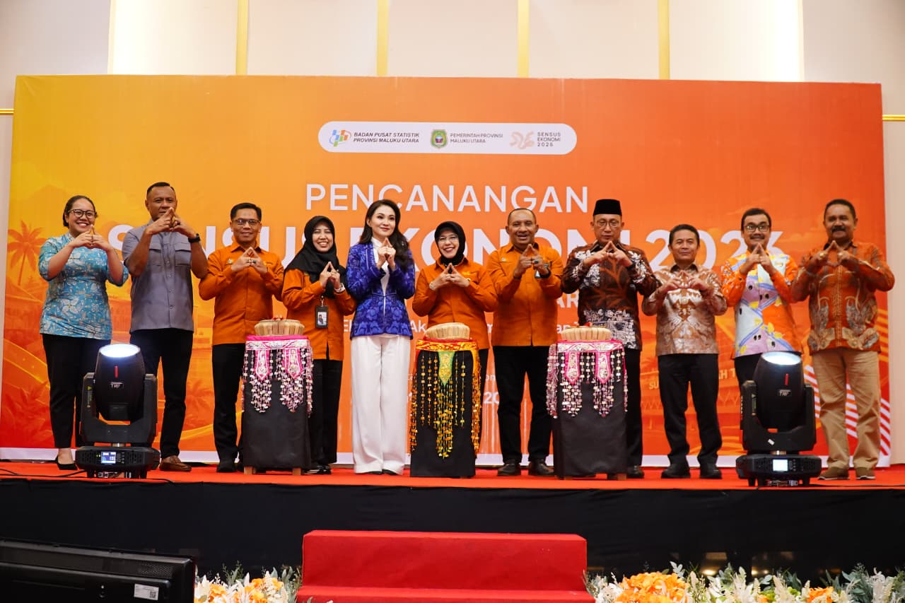 Wali Kota Tidore Hadiri Pencanangan Sensus Ekonomi 2026