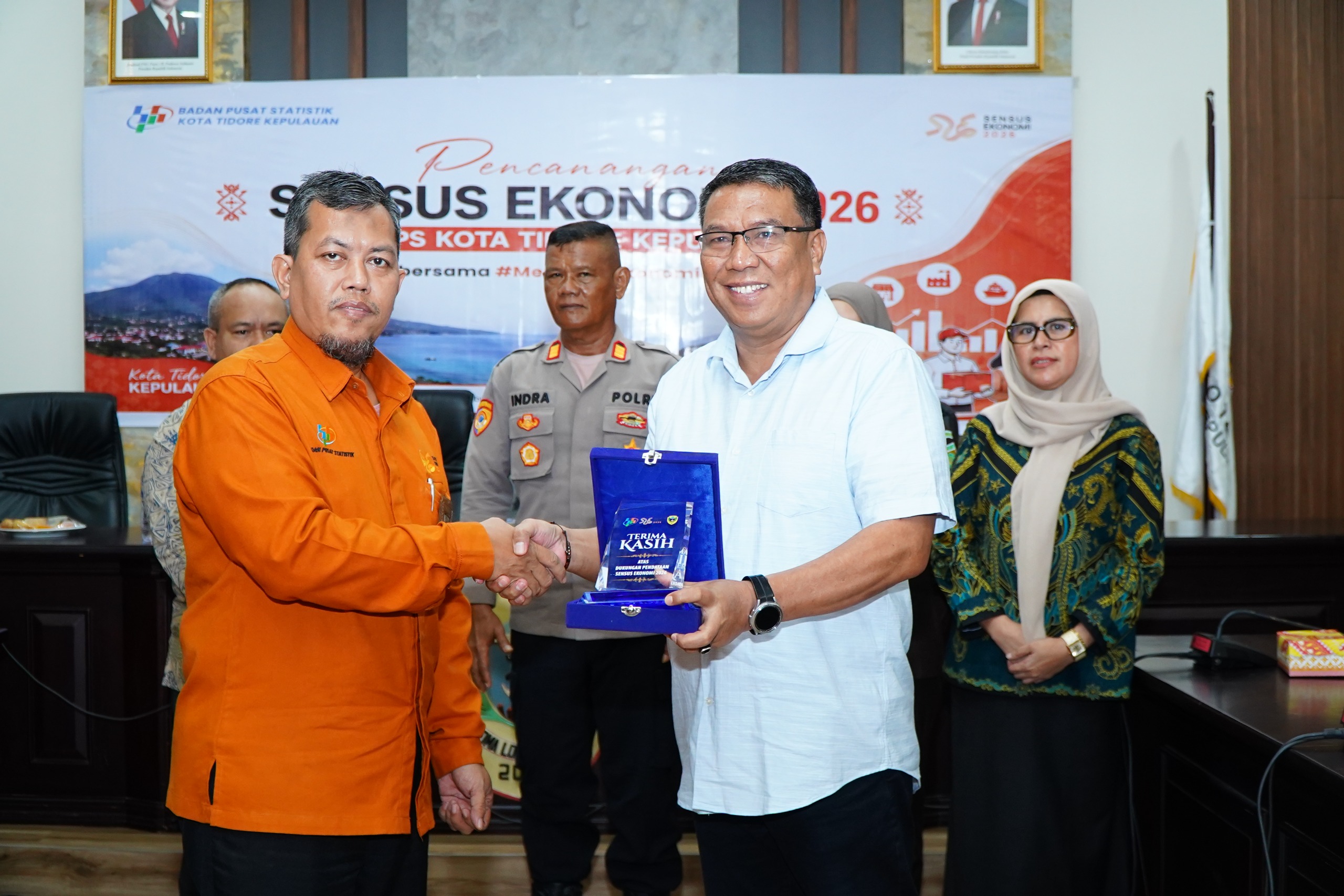 Sensus Ekonomi Tahun 2026 Kota Tidore Kepulauan resmi dicanangkan Wali Kota Tidore Kepulauan